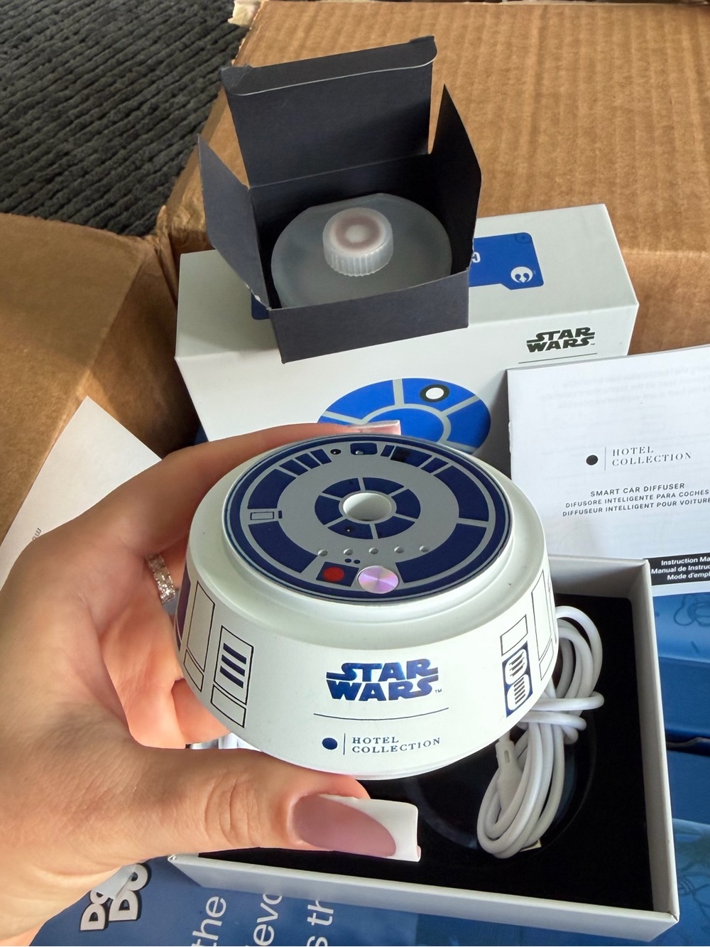 Smart Car Scent Diffuser USB R2-D2 R2D2 Star Wars Hotel Collection +Oil New